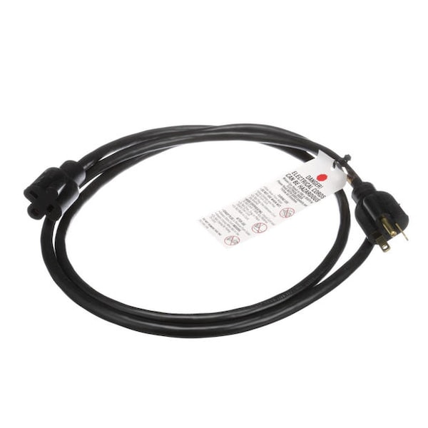Nu-Vu Cord Set, 6Ft Long, 20 Amp, 125V, 6WH0040P - main